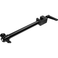 Black Elgato Solid Arm Extension with adjustable clamp and pivot joint for mounting equipment.