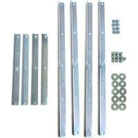 Ergotron 97-759 mounting kit with silver metal brackets, screws, and washers for secure installation.