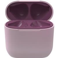 Pink Hama Freedom Light wireless in-ear headset with Bluetooth, compact charging case, and sleek design.