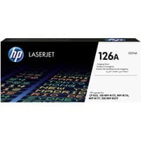 HP 126A LaserJet Imaging Drum in black box with blue HP logo and colorful text design.