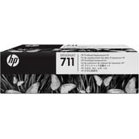 HP 711 DesignJet Printhead Kit in black box with butterfly design and HP logo on the side.