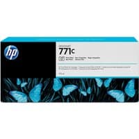 HP 771C 775-ml Photo Black ink cartridge, black box with blue butterflies and HP logo.