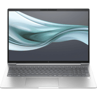Silver HP EliteBook 660 G11 laptop with 16-inch display, sleek design, and full keyboard.