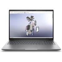 Silver HP Zbook X G1i laptop, 16" screen, sleek design, backlit keyboard, NVIDIA RTX PRO 2000, Windows 11 Pro.