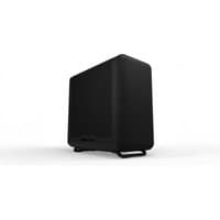 Black HYTE X50 AIR mid tower case with sleek design, mesh front panel, and curved edges.