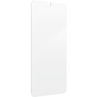 Clear Zagg InvisibleShield Glass Elite screen protector for Galaxy S25 FE with precise cutouts and smooth edges.