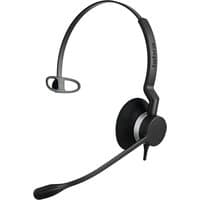 Jabra BIZ 2300 Mono USB headset, black with cushioned ear pad and adjustable boom microphone.