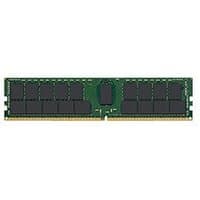 Green Kingston DDR4 memory module with black chips and gold connectors