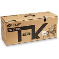Kyocera TK-5270K black toner cartridge in brown box with bold black text and branding.
