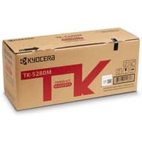 Kyocera TK-5280M toner cartridge in brown box with red text and magenta label detailing.