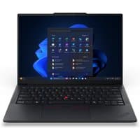 Black Lenovo ThinkPad E14 Gen 7 laptop with 14" display, Ryzen 5, 16GB RAM, 512GB SSD, Windows 11 Pro.