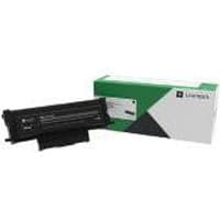 Black Lexmark B222000 toner cartridge with green and white packaging box.