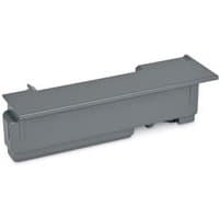Gray Lexmark C734X77G developer unit with rectangular shape and smooth finish, designed for 25000 pages.