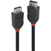 Black Lindy 3m DisplayPort 1.2 Cable with red accents and sturdy connectors