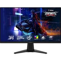 MSI MAG 275QF X30 monitor, 27-inch, 2560x1440 resolution, slim bezels, black stand, vibrant gaming-themed display.