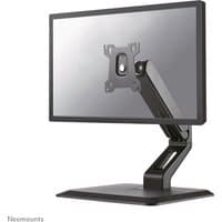 Black Neomounts FPMA-D885 monitor stand with gas spring, adjustable arm, and VESA mount for 15-32" screens.