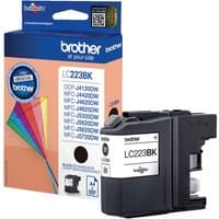 Black Brother LC223 ink cartridge with packaging, featuring colorful kite design and compatibility list.