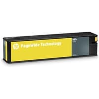 HP 981Y yellow ink cartridge, rectangular black casing with yellow label and HP logo.