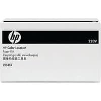 White HP CE247A Fuser Unit box with black text and HP logo, labeled for HP Color LaserJet, 220V.