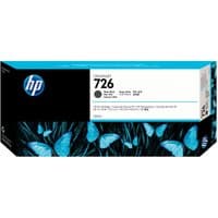 HP No.726 Matte Black Ink Cartridge, 300ml, rectangular box with blue butterflies and HP logo on black and white design.