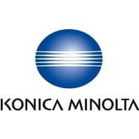 Konica Minolta TN-713K black toner cartridge, rectangular shape, branded packaging with blue and white design.