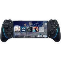 Black Razer Kishi V3 USB gamepad with analogue sticks, digital buttons, and blue accents for Android, PC, Xbox, iOS.