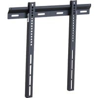 Black Vivanco BFI 6040 TV wall mount with vertical and horizontal adjustable brackets for 55-inch screens.