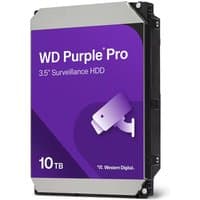 Western Digital Purple Pro 10TB internal hard drive, purple label, 3.5" size, 7200 RPM, 512 MB cache, Serial ATA III.