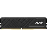 Black XPG GAMMIX D35 memory module with sleek diagonal grooves and XPG logo, 64 GB DDR4 by ADATA.