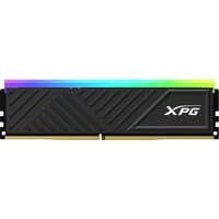 Black XPG SPECTRIX D35G DDR4 memory module with RGB lighting and textured design by ADATA.