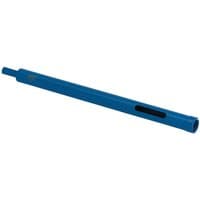 Blue Draper diamond core drill bit, 22 x 330mm, with a cylindrical shape and open slot near the top.