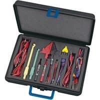 Draper Expert 28 Piece Automotive Diagnostic Test Lead Kit in black case with assorted colored leads and connectors.