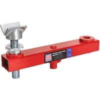 Red Sealey Cross Beam Adaptor with adjustable clamps and bolts, designed for 3-tonne 4x4 vehicles.
