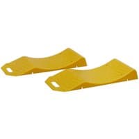 Yellow Sealey TS05 Tyre Savers with curved surface and handle cutouts, 5T capacity per pair.