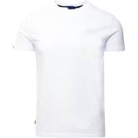 White Superdry&Co T-shirt, short sleeves, crew neck, subtle vintage embroidery on chest, size M.