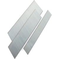 Galvanised angled brad nails, 18G, 20mm, silver finish, arranged in three overlapping strips, for Tacwise 400ELS.