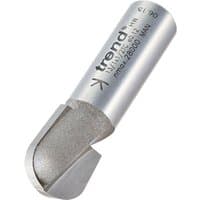 Silver Trend radius cutter with cylindrical shank and curved cutting edge, engraved text on the side.