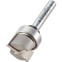Trend 21/1X1/4TC Housing Cutter with 1/4" shank, silver metal body, and sharp cutting edge.