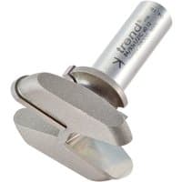 Trend 84/93X1/2TC Drawer Pull Cutter, silver cylindrical shank with dual cutting blades.