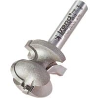 Trend 84/94X1/4TC Drawer Pull Cutter, silver metal with curved cutting edges and cylindrical shank.