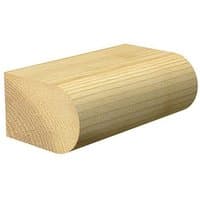 Trend C070EX1/2TC 12.7mm staff bead/nosing cutter with silver body and carbide tips for woodworking.