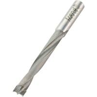 Silver Trend C175X1/4TC dowel drill bit with spiral flute and pointed tip.