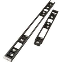 Black Trend H/JIG/C Skeleton Hinge Jig with rectangular cutouts and adjustable metal inserts.