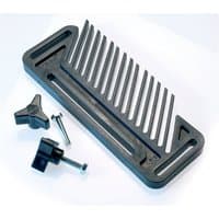 Black Trend PRESSURE/1 finger pressure tool with comb-like design, two screws, and a star-shaped knob.