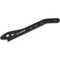 Black Trend PUSHSTICK/1 pushstick with curved handle, multiple holes, and white logo.