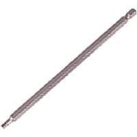 Long silver Trend Snappy R2 square drive screwdriver bit, 150mm length, with hexagonal shank and square tip.
