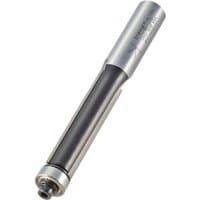 Silver and black Trend guided profile trimmer with cylindrical body and cutting edge, 12.7 x 50mm size.