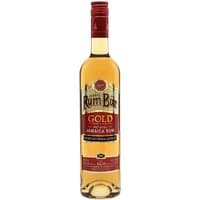 Worthy Park Rum-Bar Gold Rum 70cl bottle with red cap, gold label, and Jamaican rum branding.