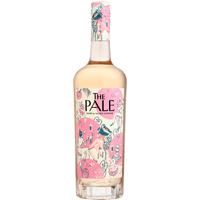 The Pale Rose Wine by Sacha Lichine, 75cl bottle with pink artistic label and matching cap design.