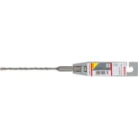 Bosch SDS plus-3 hammer drill bit, 5.5 × 100mm, silver with spiral flutes and labeled packaging.
